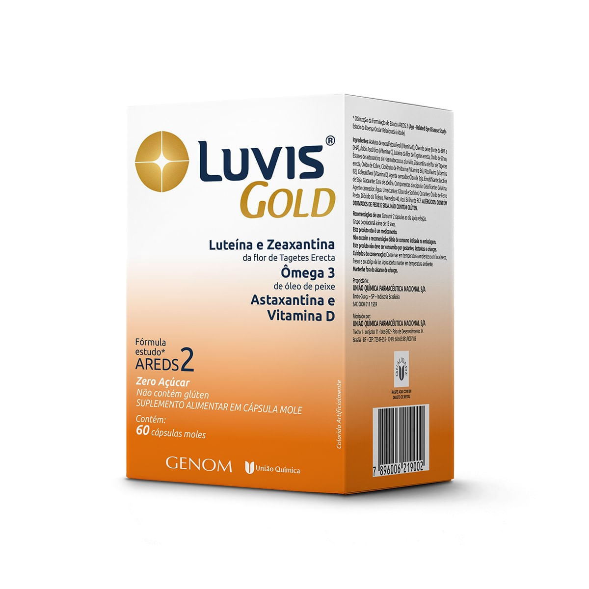 Luvis Gold 60 Cápsulas Moles — Luvis Gold | Drogaria Taveira