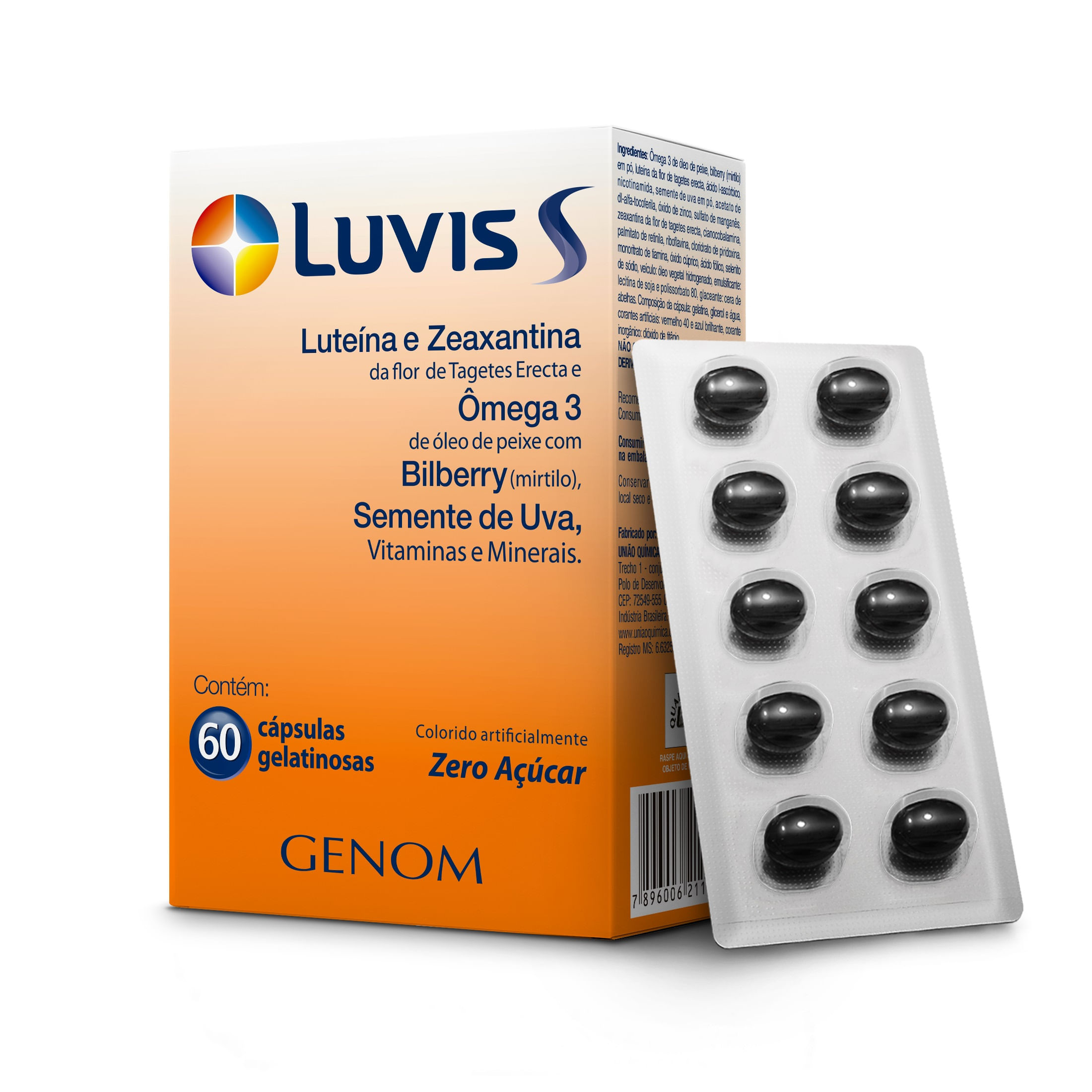 Luvis S 60 Cápsulas Moles — imagem 2 | Drogaria Taveira