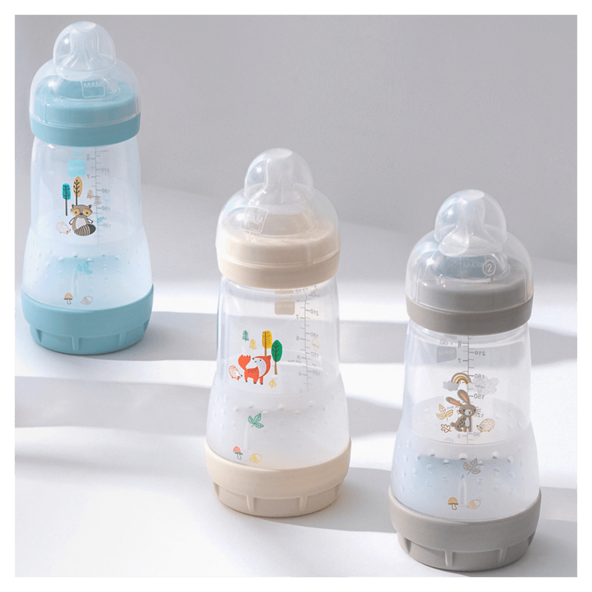Mamadeira MAM Easy Start Anticólica +2 meses Azul 260ml 1 Unidade — imagem 4 | Drogaria Taveira