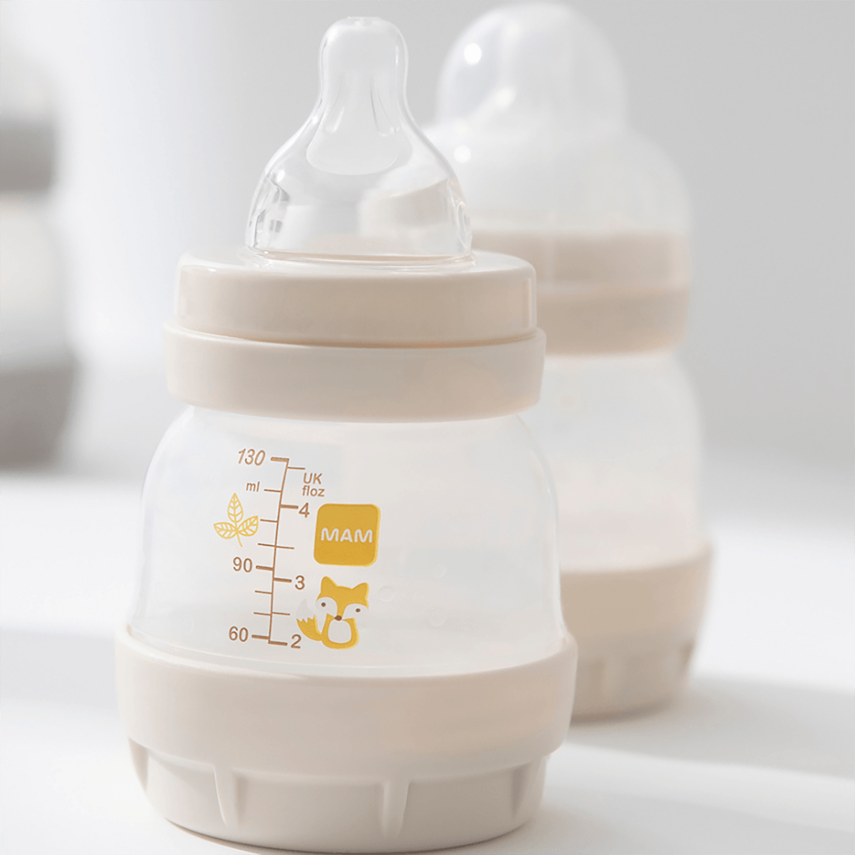 Mamadeira MAM Easy Start Anticólica Bico de Silicone de 0 a 6 meses Azul 130ml 1 Unidade — imagem 4 | Drogaria Taveira