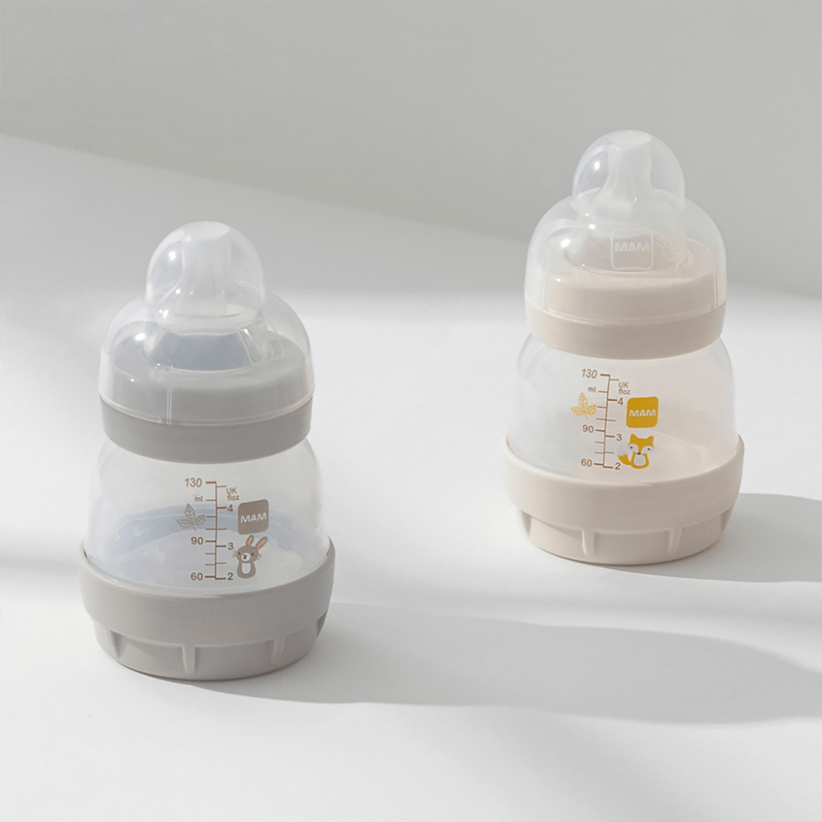 Mamadeira MAM Easy Start Anticólica Recém-Nascido Transparente 130ml 1 Unidade — imagem 4 | Drogaria Taveira