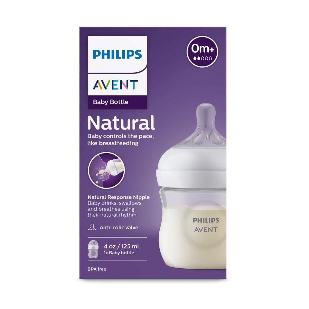 Mamadeira Philips Avent Pétala +0 meses Anticólica Fluxo Lento Tamanho 3 125ml 1 Unidade — imagem 2 | Drogaria Taveira