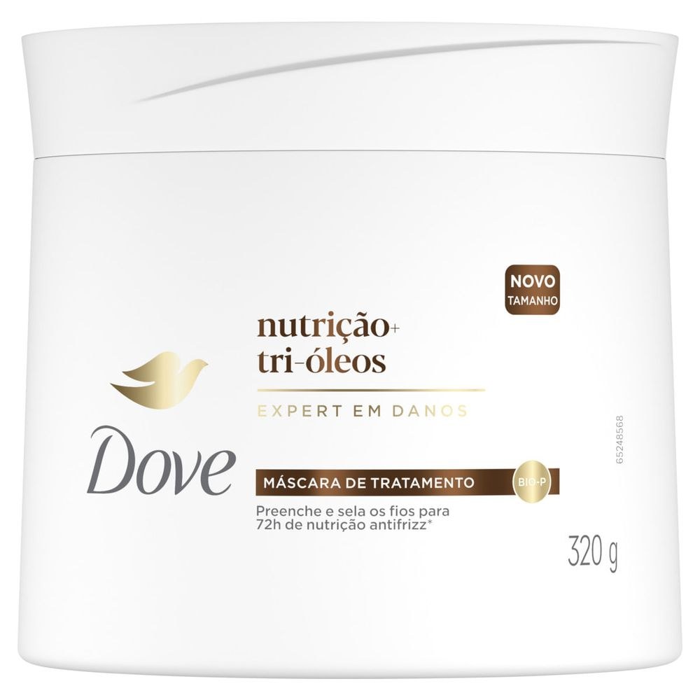 Máscara De Tratamento Capilar Dove Nutrição + Tri-Óleos 320g — imagem 2 | Drogaria Taveira