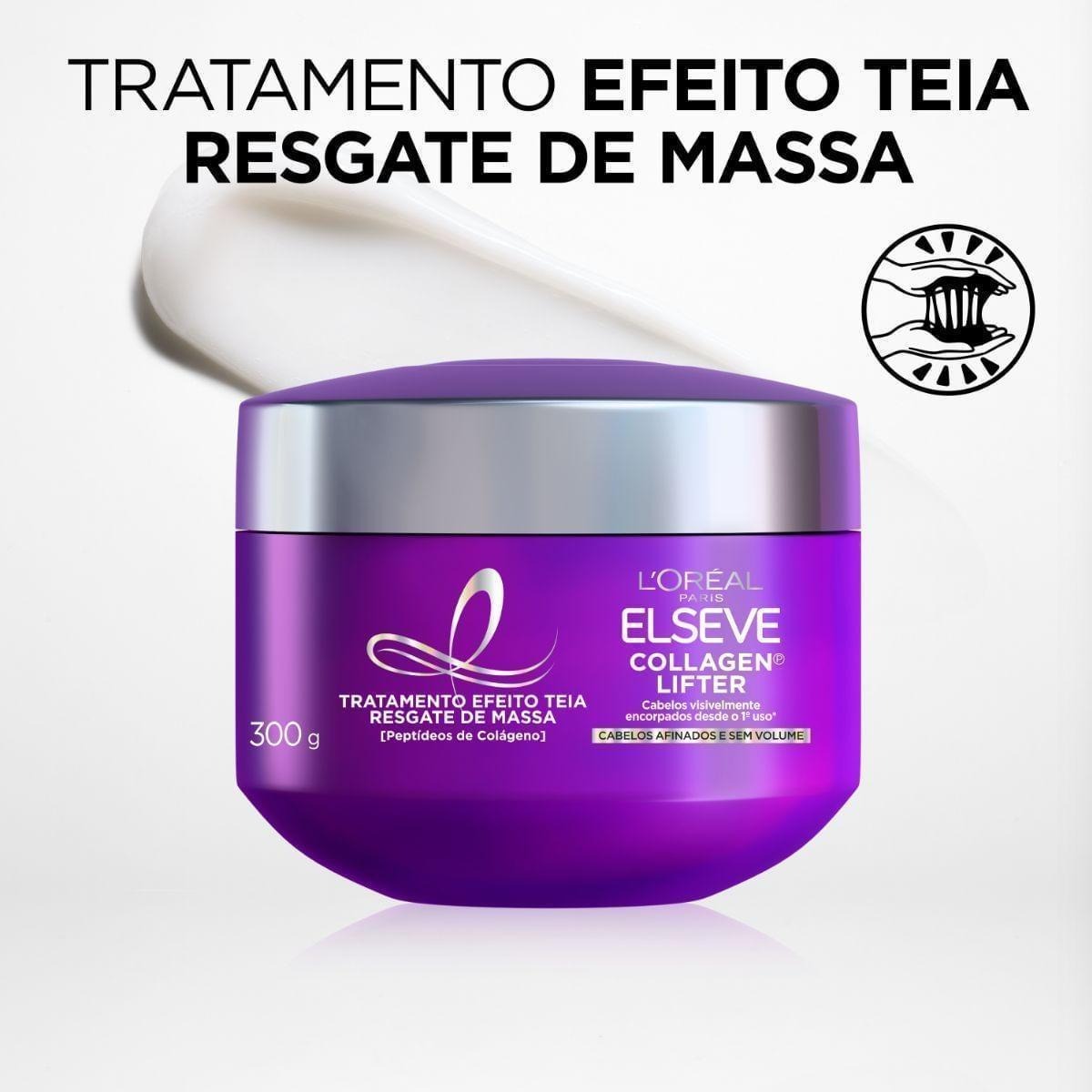 Máscara de Tratamento Capilar Elseve Collagen Lifter Efeito Teia 300g — imagem 2 | Drogaria Taveira