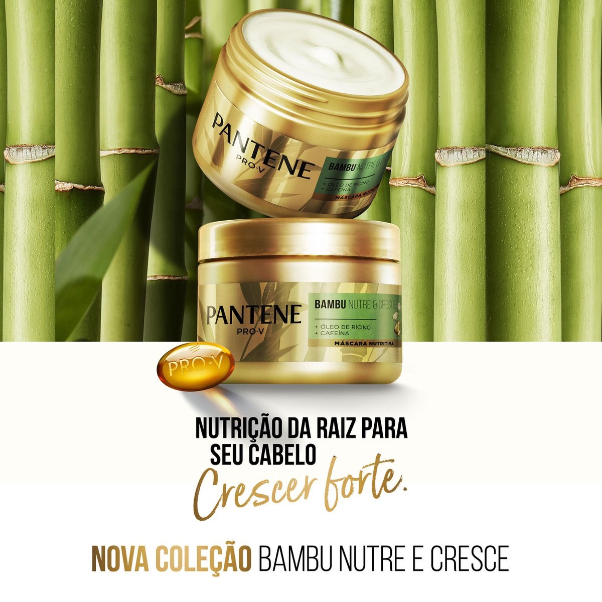 Máscara de Tratamento Pantene Pro-V Bambu Nutre & Cresce 270ml — imagem 4 | Drogaria Taveira