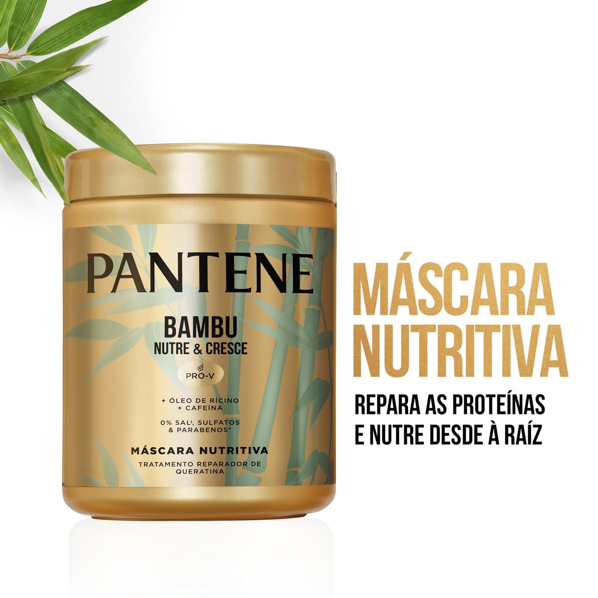 Máscara de Tratamento Pantene Pro-V Bambu Nutre & Cresce 600ml — imagem 2 | Drogaria Taveira