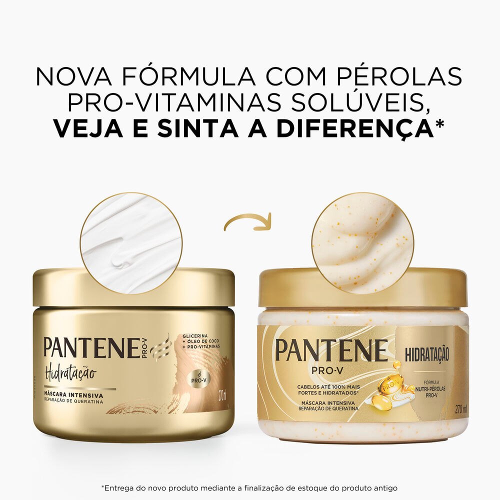 Máscara de Tratamento Pantene Pro-V Hidratação Intensiva 270ml — imagem 2 | Drogaria Taveira