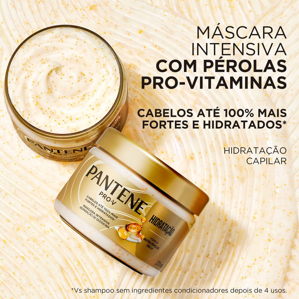 Máscara de Tratamento Pantene Pro-V Hidratação Intensiva 270ml — imagem 3 | Drogaria Taveira