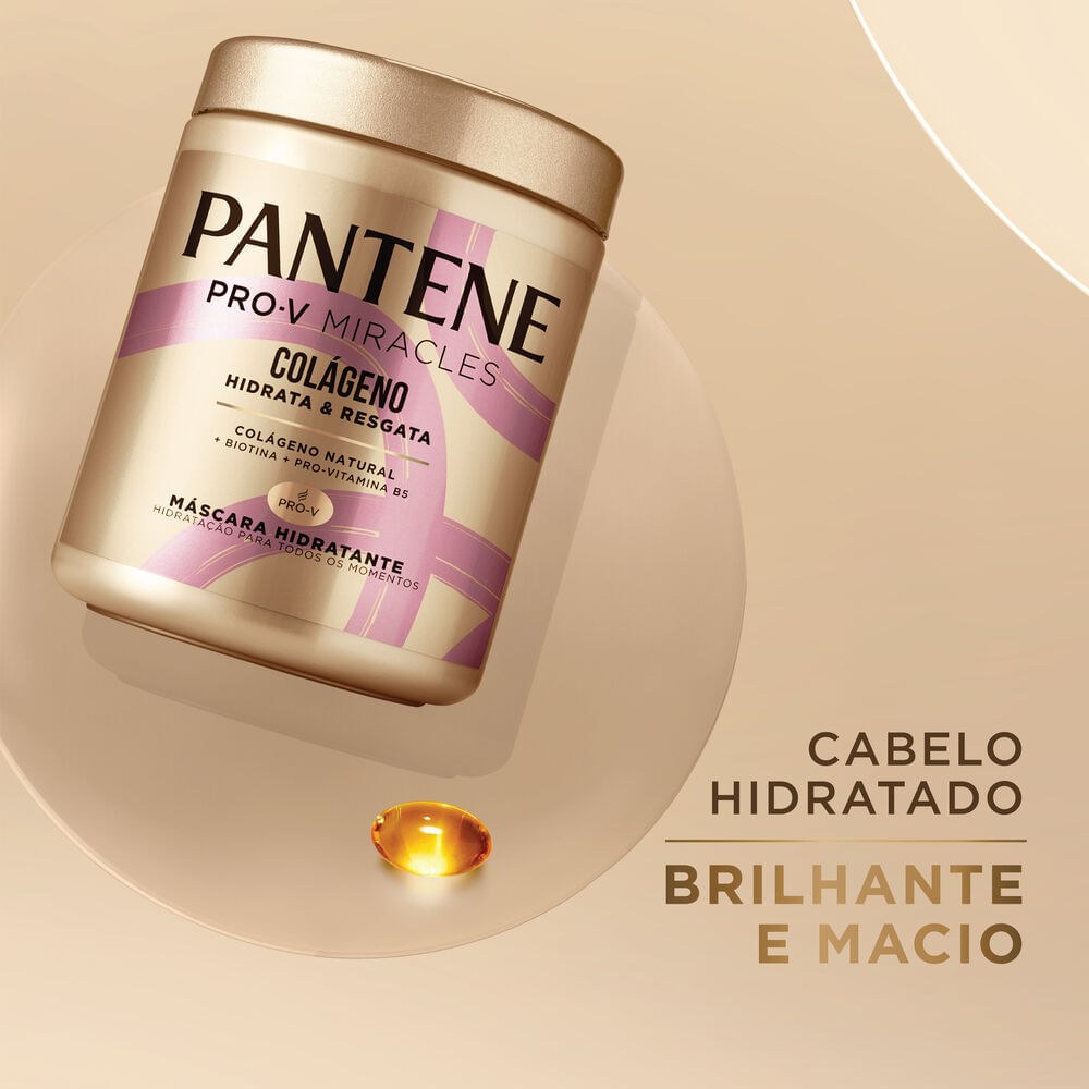 Máscara de Tratamento Pantene Pro-V Miracles Colágeno Hidrata & Resgata 550ml — imagem 3 | Drogaria Taveira