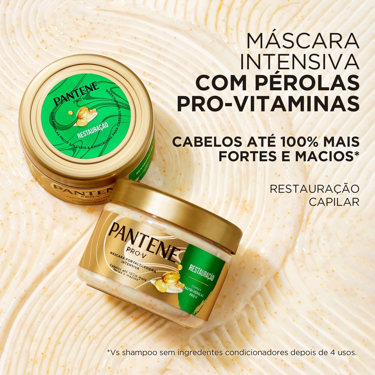 Máscara de Tratamento Pantene Pro-V Restauração Intensiva 270ml — imagem 4 | Drogaria Taveira