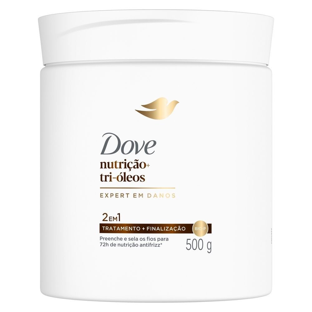 Máscara Dove 2 Em 1 Nutrição + Tri-Óleos 500g — imagem 2 | Drogaria Taveira