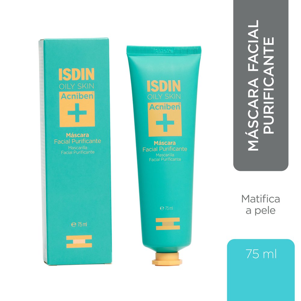 Máscara Facial ISDIN Acniben Oily Skin Purificante 75ml — imagem 2 | Drogaria Taveira