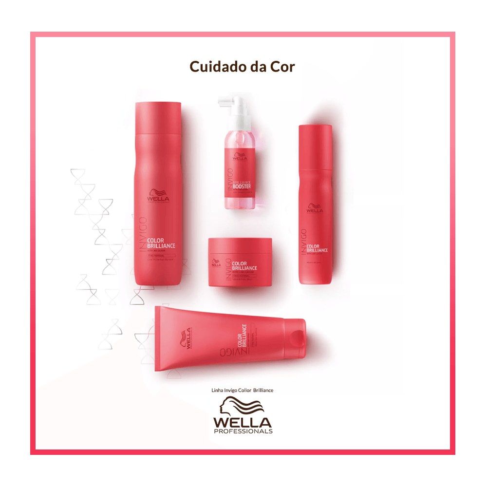 Máscara para Cuidado da Cor Wella Professionals Invigo Color Brilliance 150 ml — imagem 4 | Drogaria Taveira