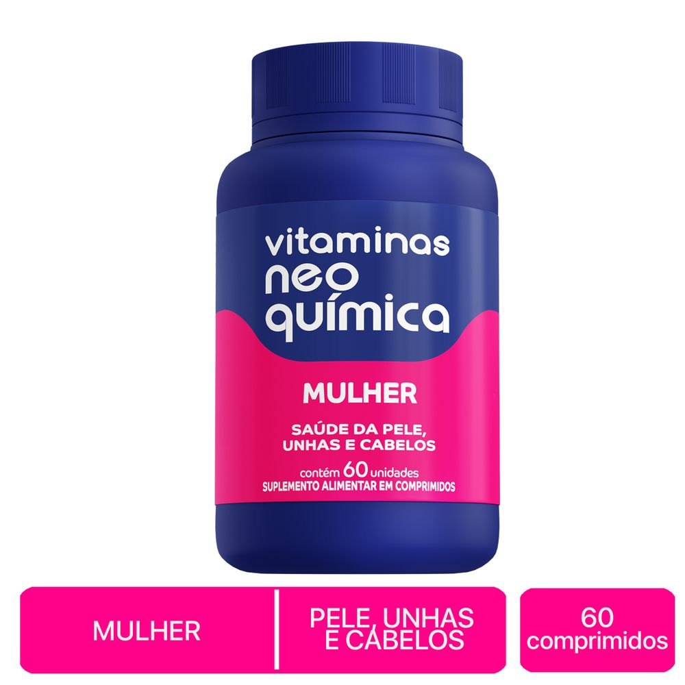 Multivitamínico Neo Química Vitaminas A-Z Mulher 60 Comprimidos — Neo Quimica | Drogaria Taveira