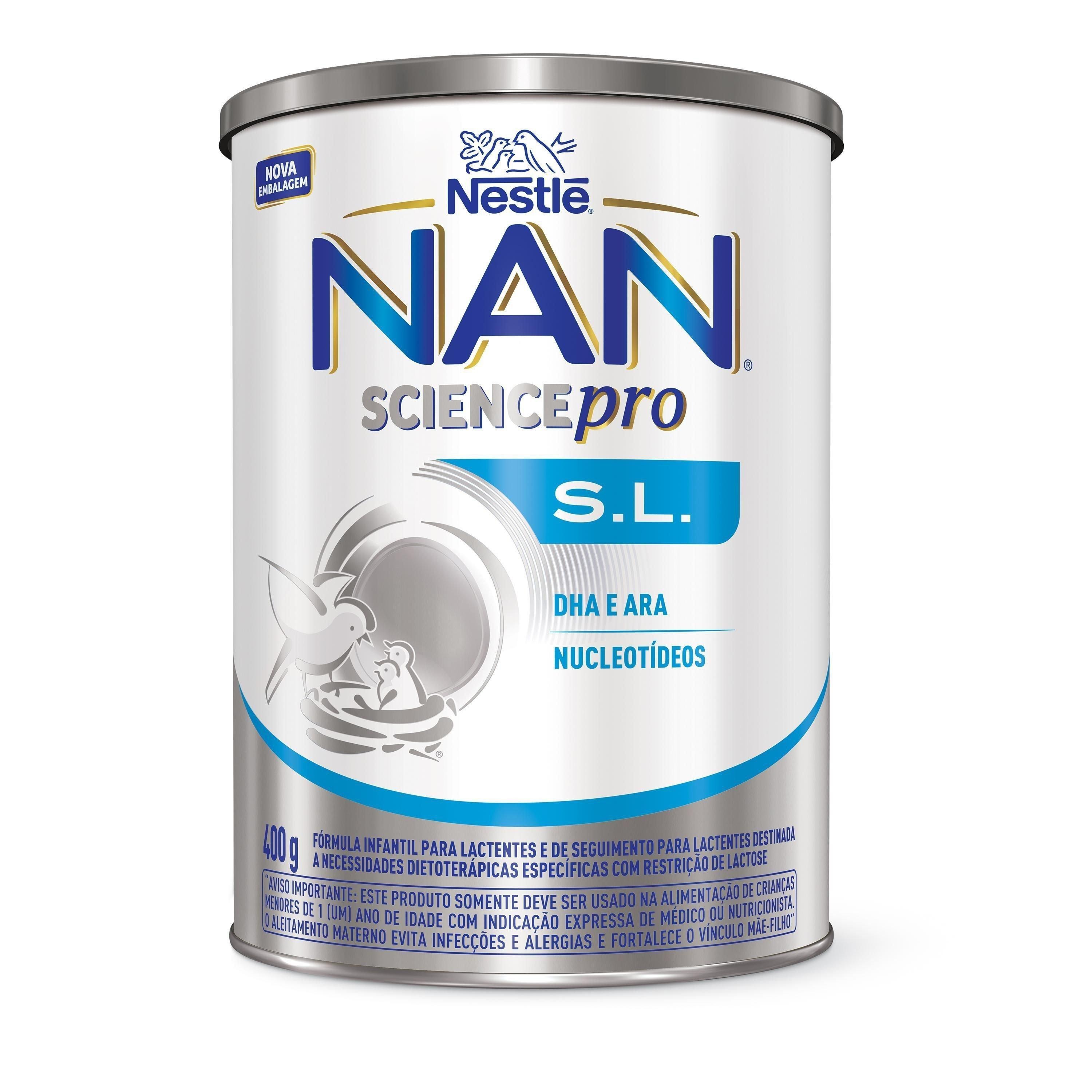 Nan Science Pro S.L. Fórmula Infantil Sem Lactose 0 a 36 meses 400g — imagem 2 | Drogaria Taveira