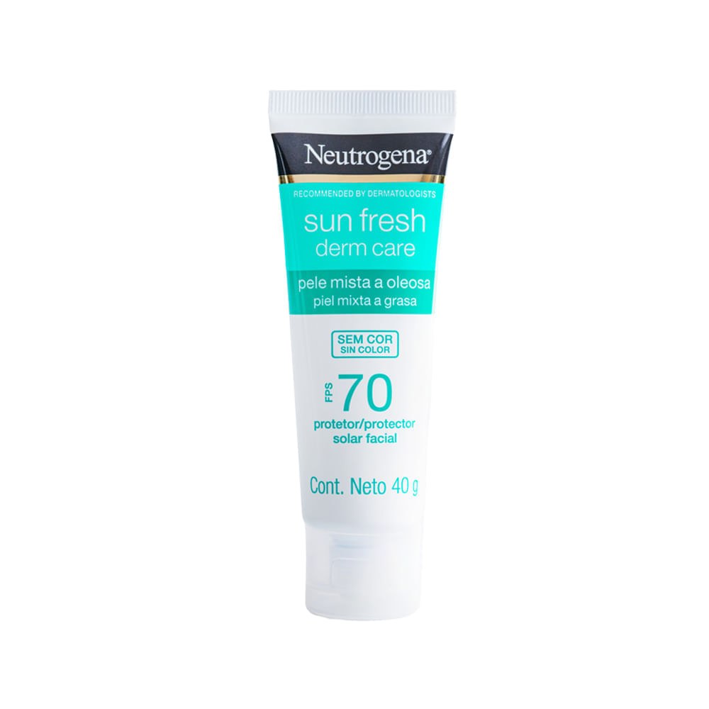 Neutrogena - Kit Sun Fresh Derm Care - Protetor Solar Facial Pele Oleosa FPS 70 40g 2 Unidades — imagem 2 | Drogaria Taveira