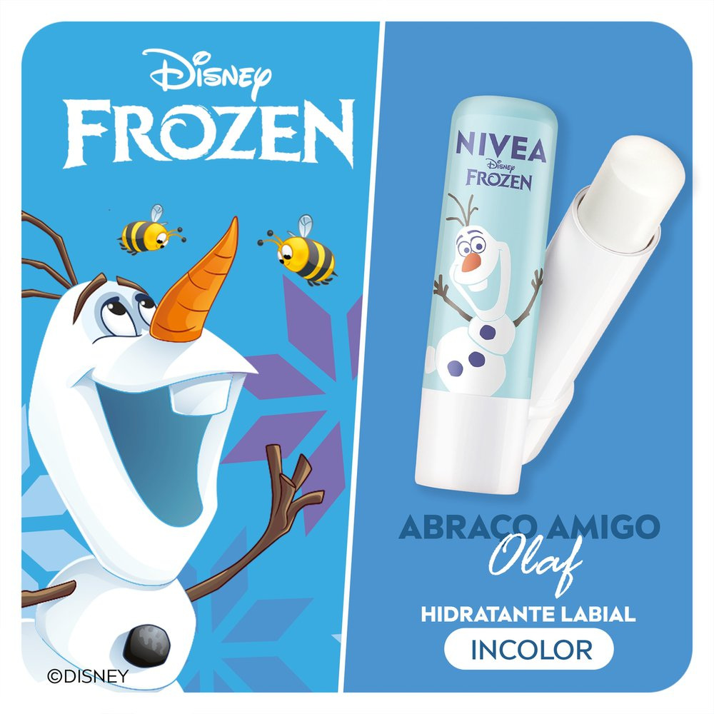 NIVEA Hidratante Labial Incolor 4,8g - Ed. Limitada Disney Olaf — imagem 2 | Drogaria Taveira