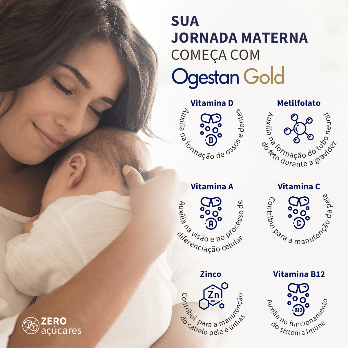 Ogestan Gold 30 Cápsulas Moles — imagem 3 | Drogaria Taveira