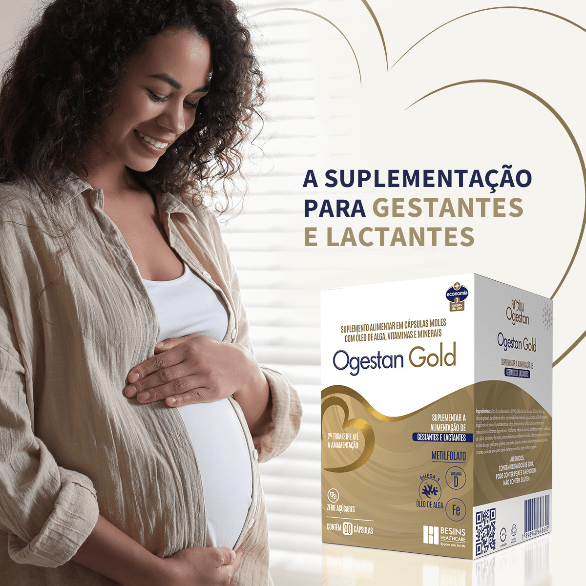 Ogestan Gold 90 Cápsulas Moles — imagem 2 | Drogaria Taveira