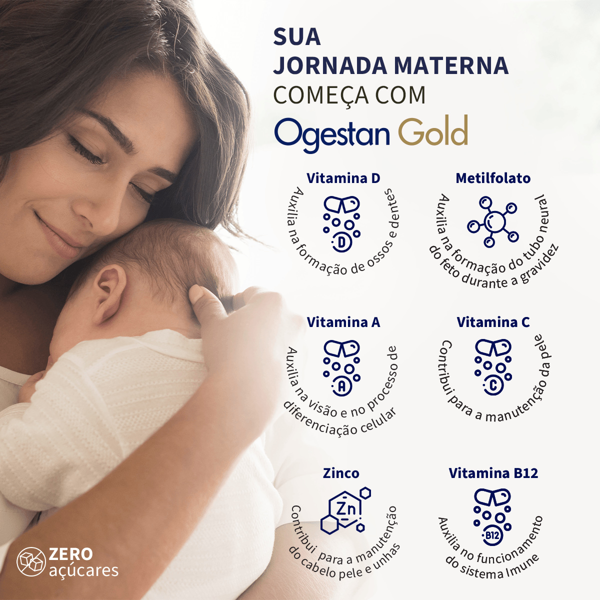 Ogestan Gold 90 Cápsulas Moles — imagem 3 | Drogaria Taveira