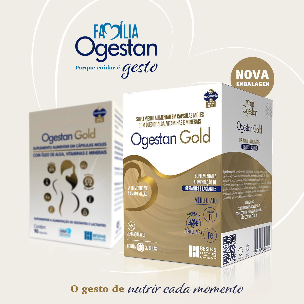 Ogestan Gold 90 Cápsulas Moles — imagem 4 | Drogaria Taveira