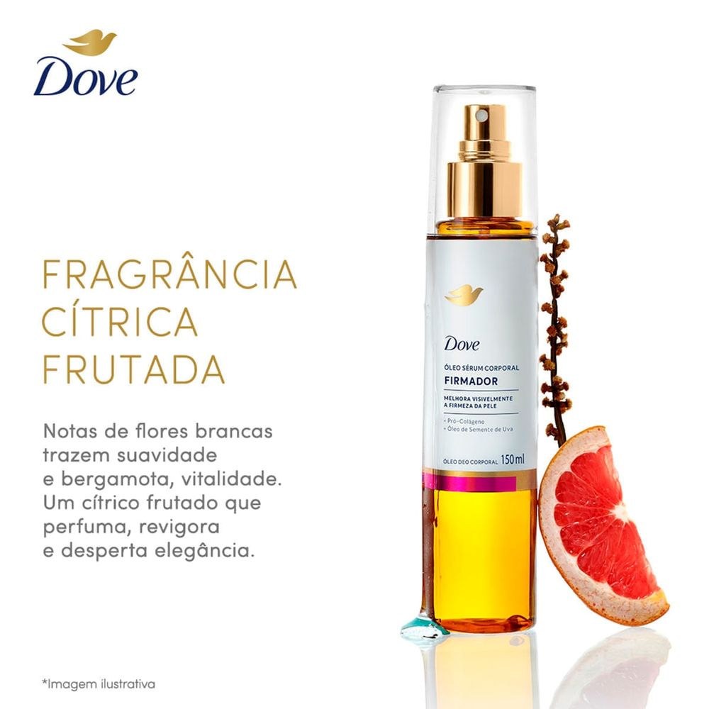 Óleo Corporal Dove Sérum Deo Pró-Colágeno E Óleo De Semente De Uva Firmador Spray150ml — imagem 3 | Drogaria Taveira