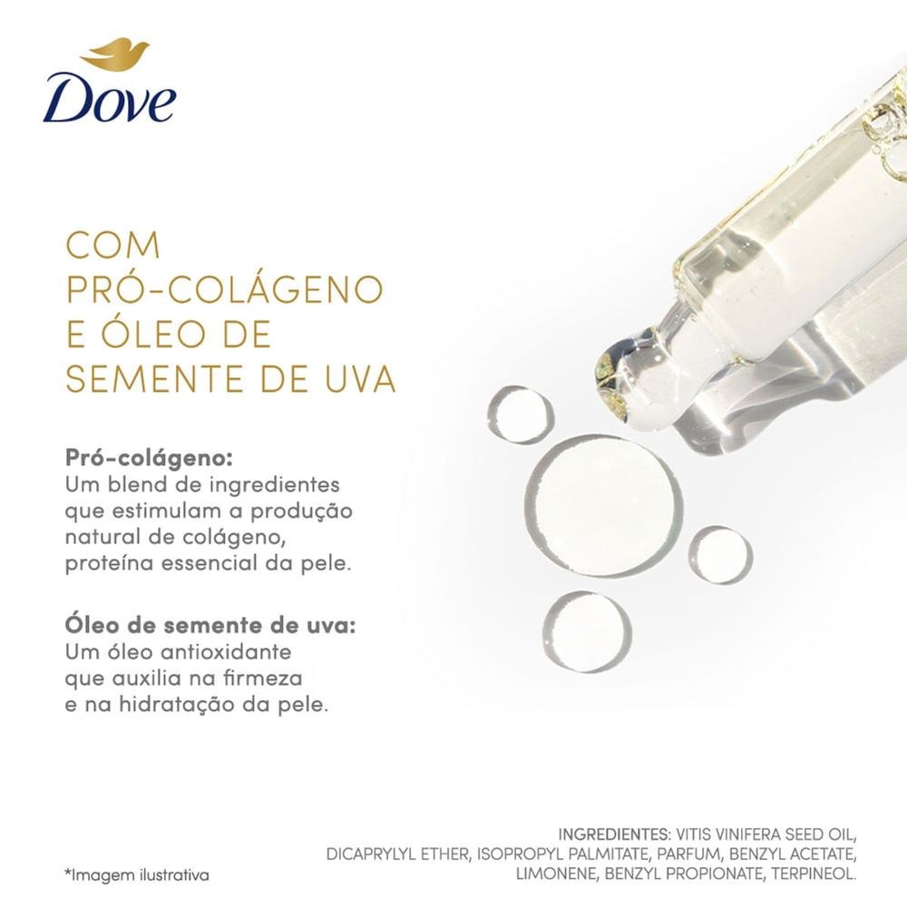 Óleo Corporal Dove Sérum Deo Pró-Colágeno E Óleo De Semente De Uva Firmador Spray150ml — imagem 4 | Drogaria Taveira