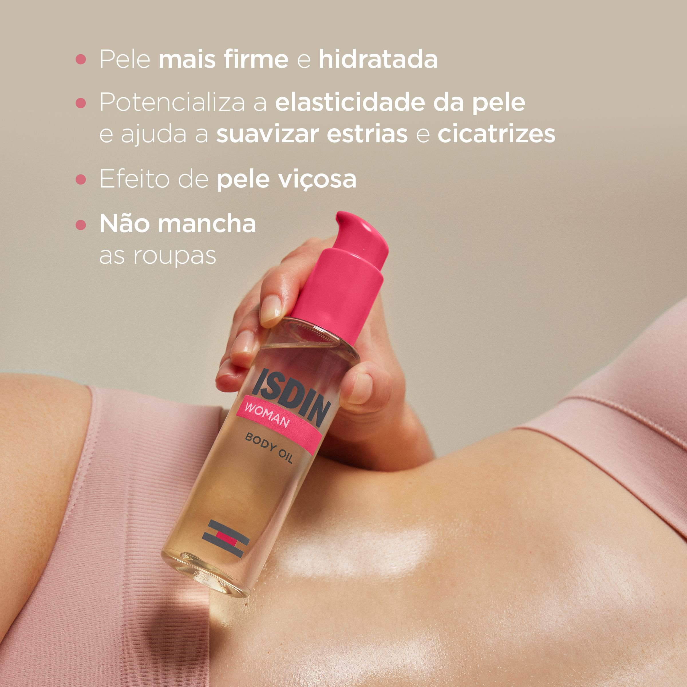 Óleo Corporal Isdin Woman Body Oil 100ml — imagem 3 | Drogaria Taveira