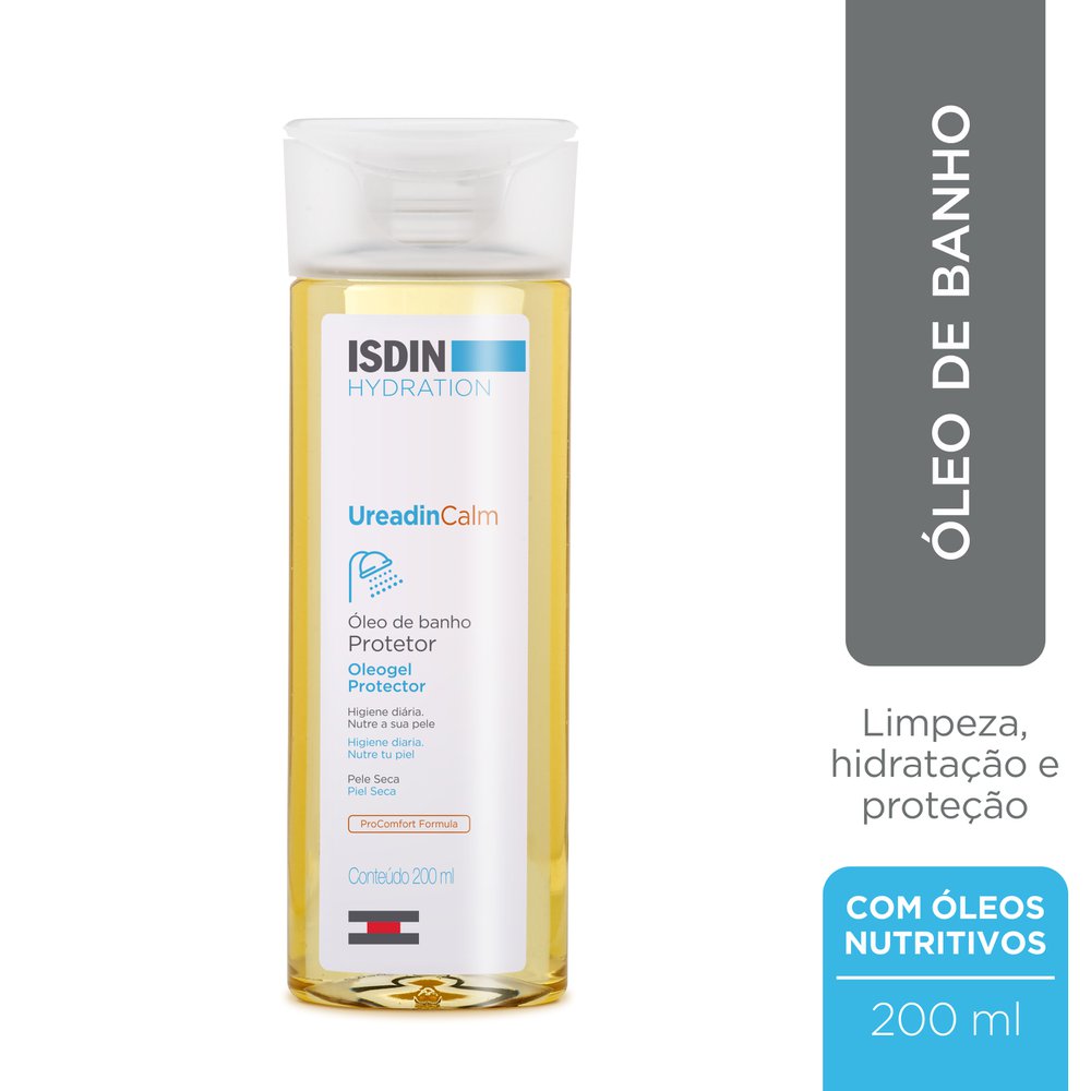 Óleo de Banho Corporal ISDIN Ureadin Calm Protetor 200ml — imagem 2 | Drogaria Taveira