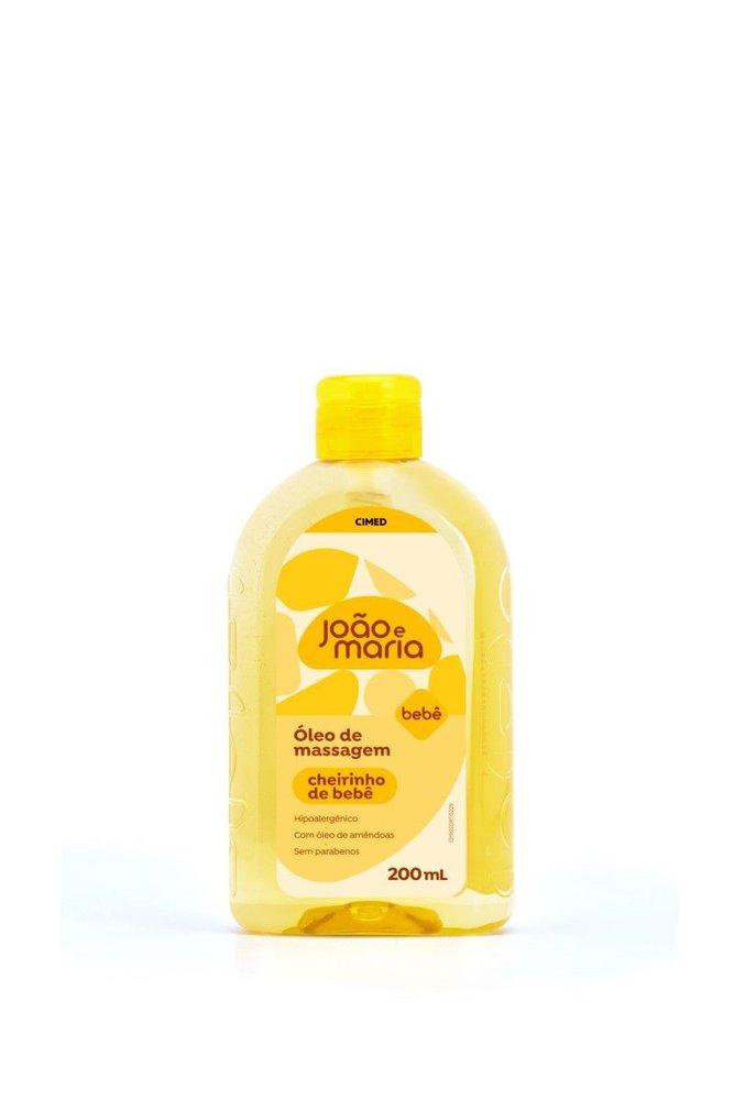 Óleo De Massagem João E Maria Cheirinho De Bebê Com Óleo De Amêndoas 200ml — Cimed | Drogaria Taveira