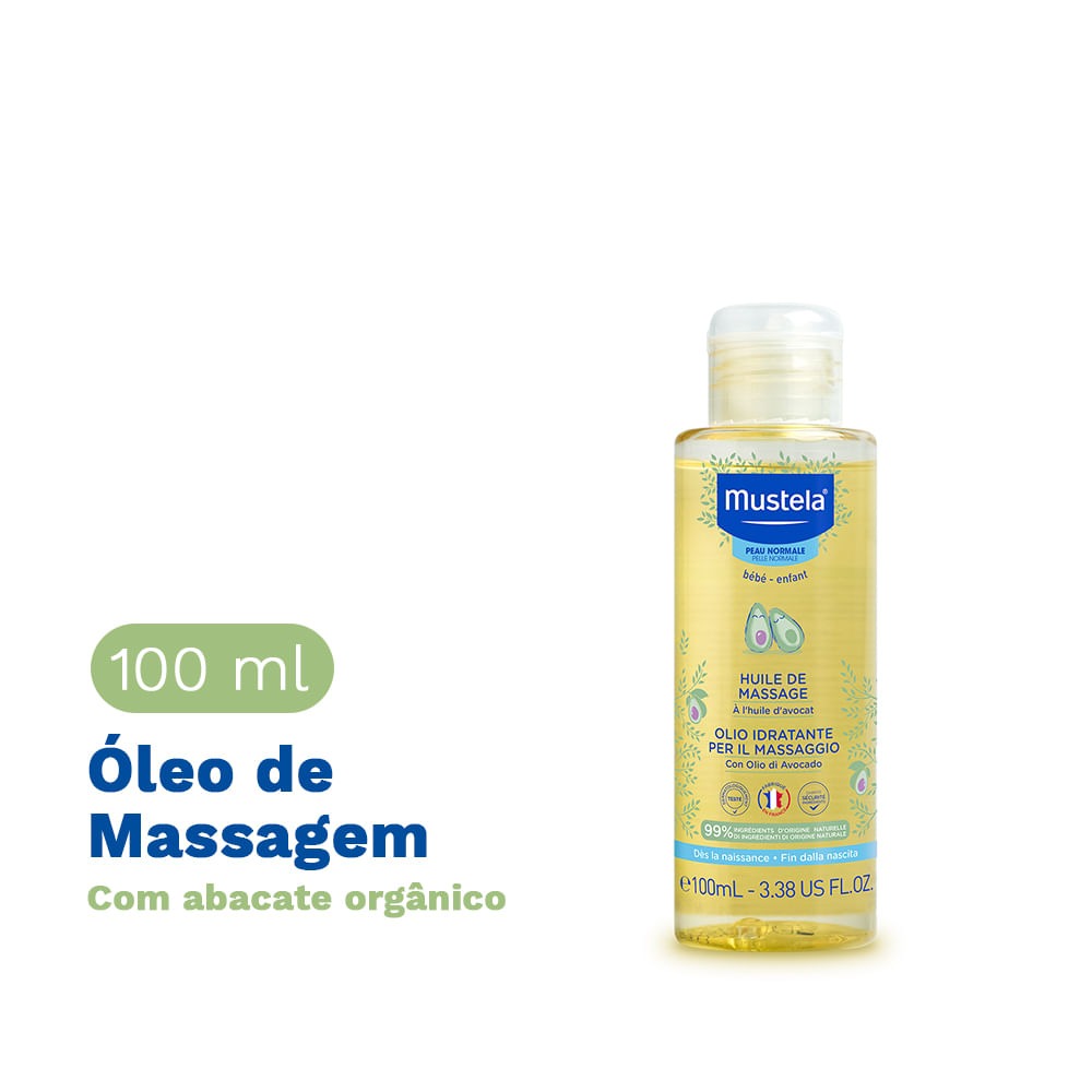 Óleo de Massagem Mustela Infantil Hidratante Calmante 100ml — imagem 2 | Drogaria Taveira
