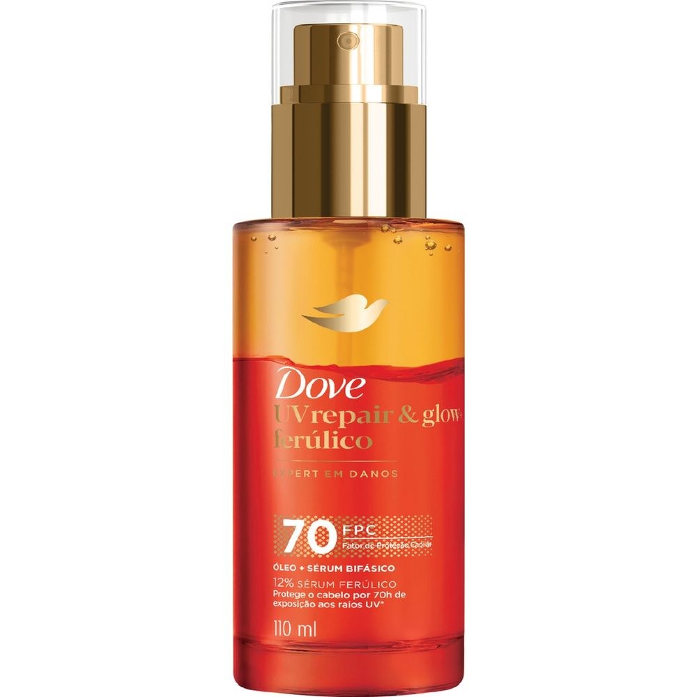 Óleo E Sérum Bifásico Dove 12% Sérum Ferúlico Uv Repair Glow + Ferúlico Spray 110ml — imagem 2 | Drogaria Taveira