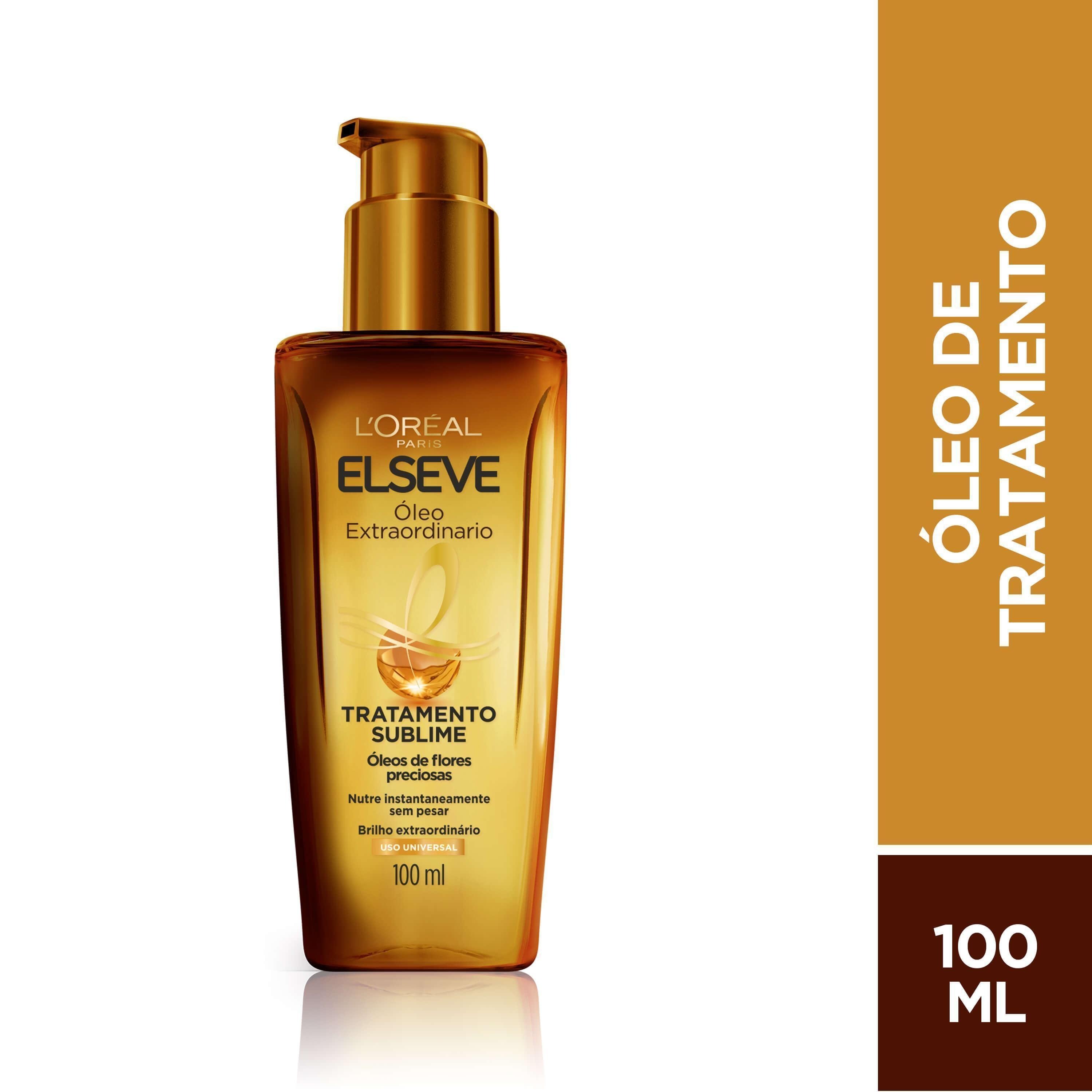 Óleo Extraordinário Tratamento Reconstrutor Elseve L'oréal Paris Com 100ml — Elseve | Drogaria Taveira