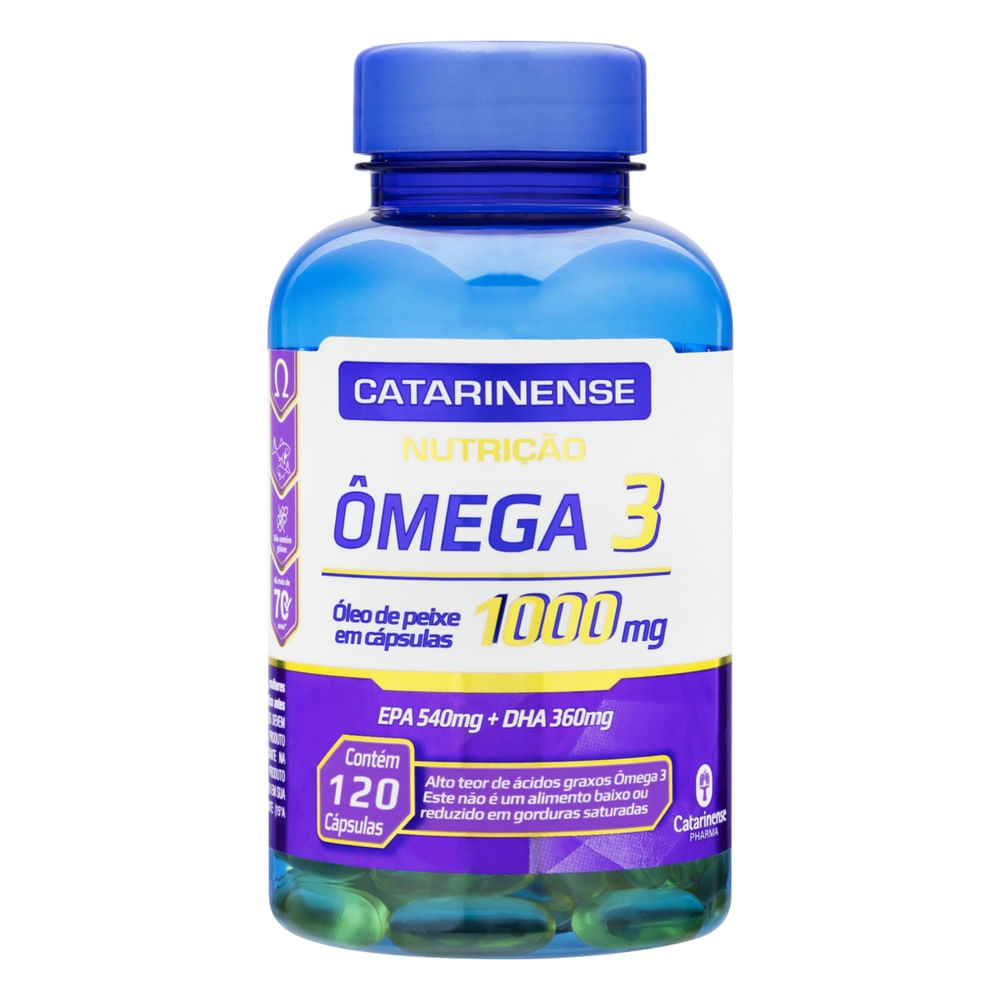 Ômega 3 Catarinense 1000mg 120 Cápsulas — Catarinense | Drogaria Taveira