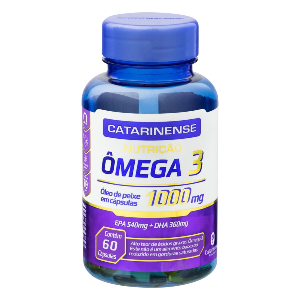 Ômega 3 Óleo de Peixe 1000mg 60 Cápsulas — imagem 2 | Drogaria Taveira