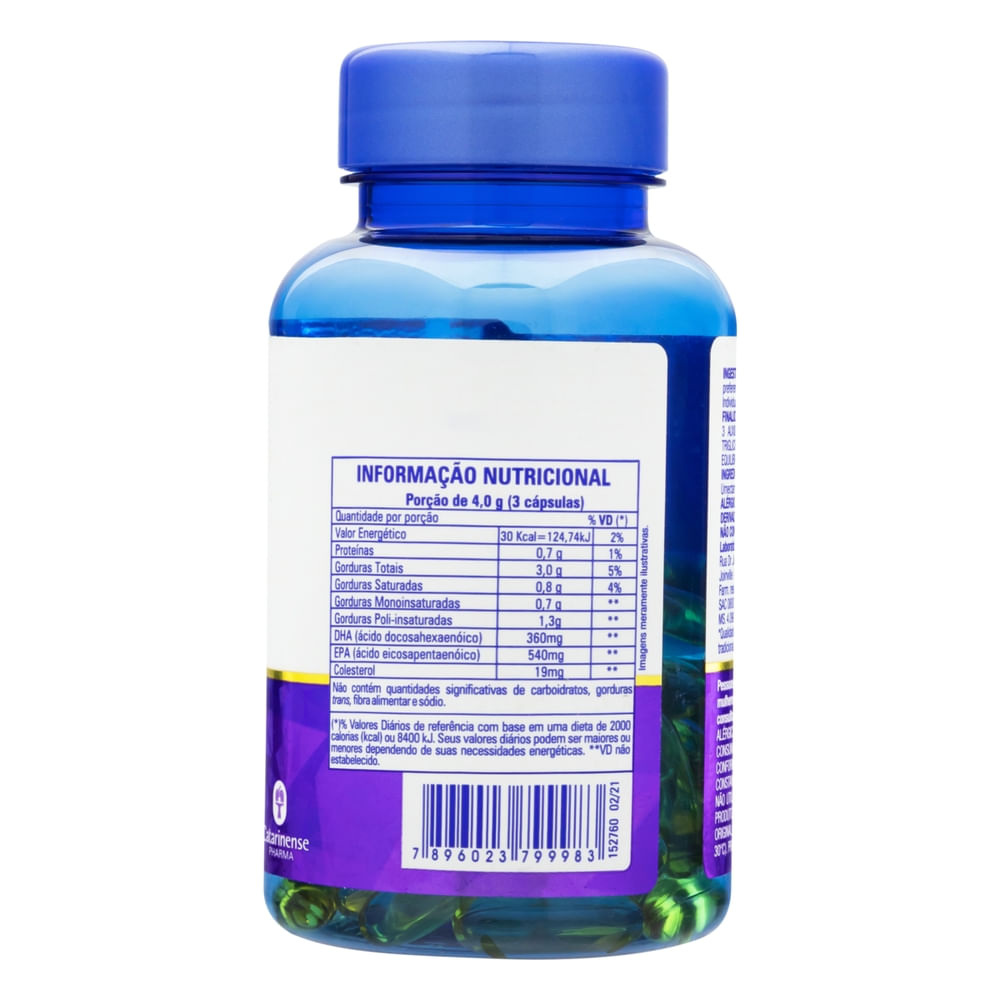 Ômega 3 Óleo de Peixe 1000mg 60 Cápsulas — imagem 4 | Drogaria Taveira