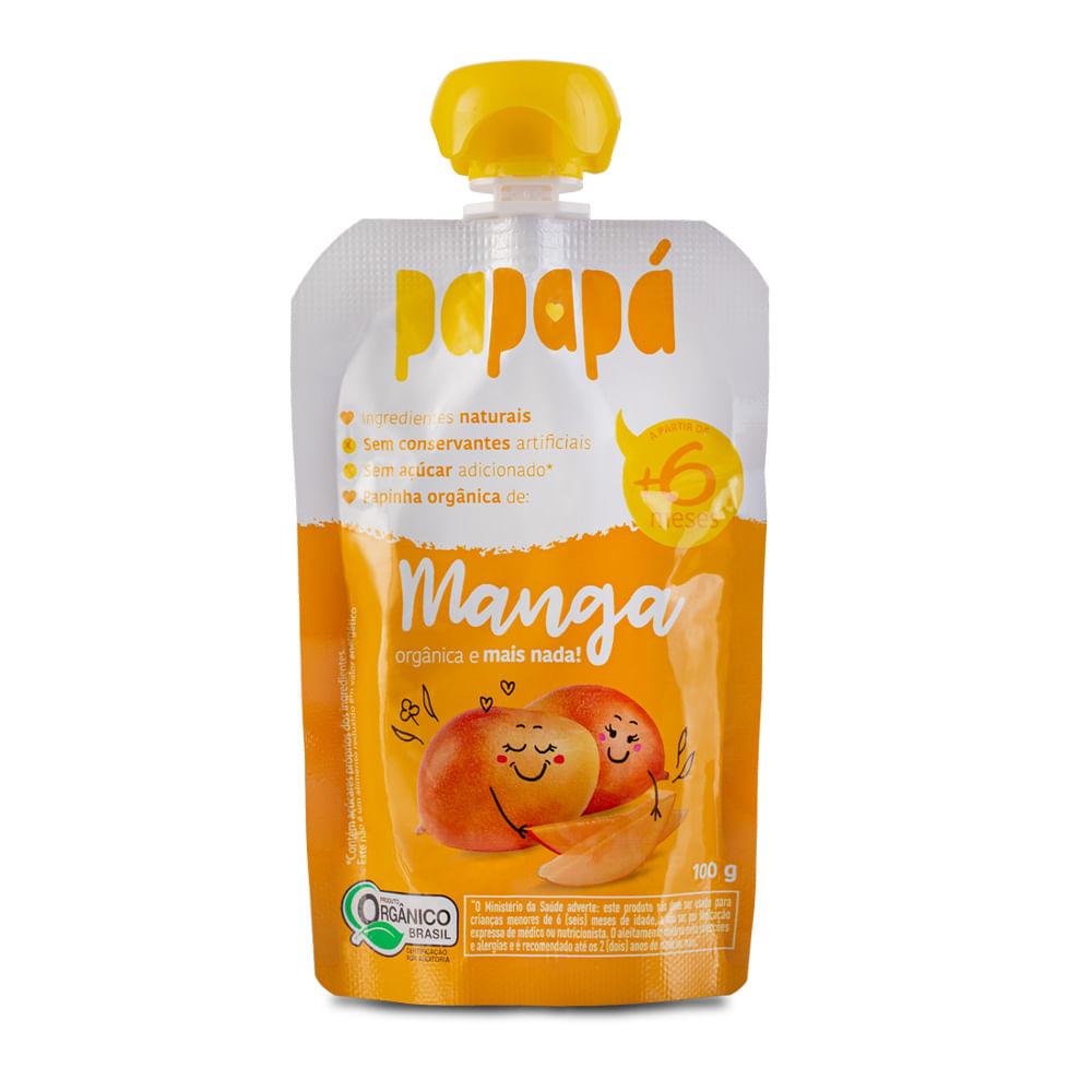 Papinha Infantil Papapá Orgânica Sabor Manga +6 meses 100g — Papapá | Drogaria Taveira