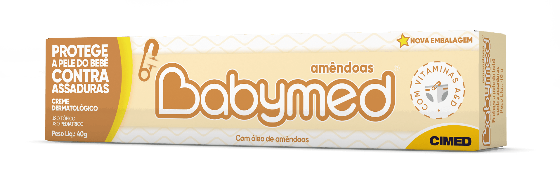 Pomada para Assadura Babymed Óleo de Amêndoas 40g — imagem 2 | Drogaria Taveira