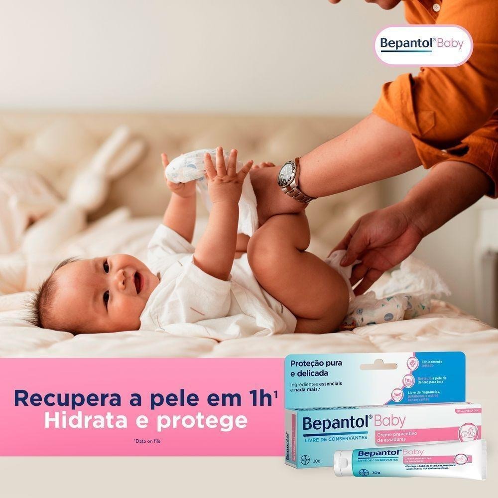 Pomada para Assadura Bepantol Baby com Pró-Vitamina B5 Sem Perfume Recém-Nascido 30g — imagem 4 | Drogaria Taveira