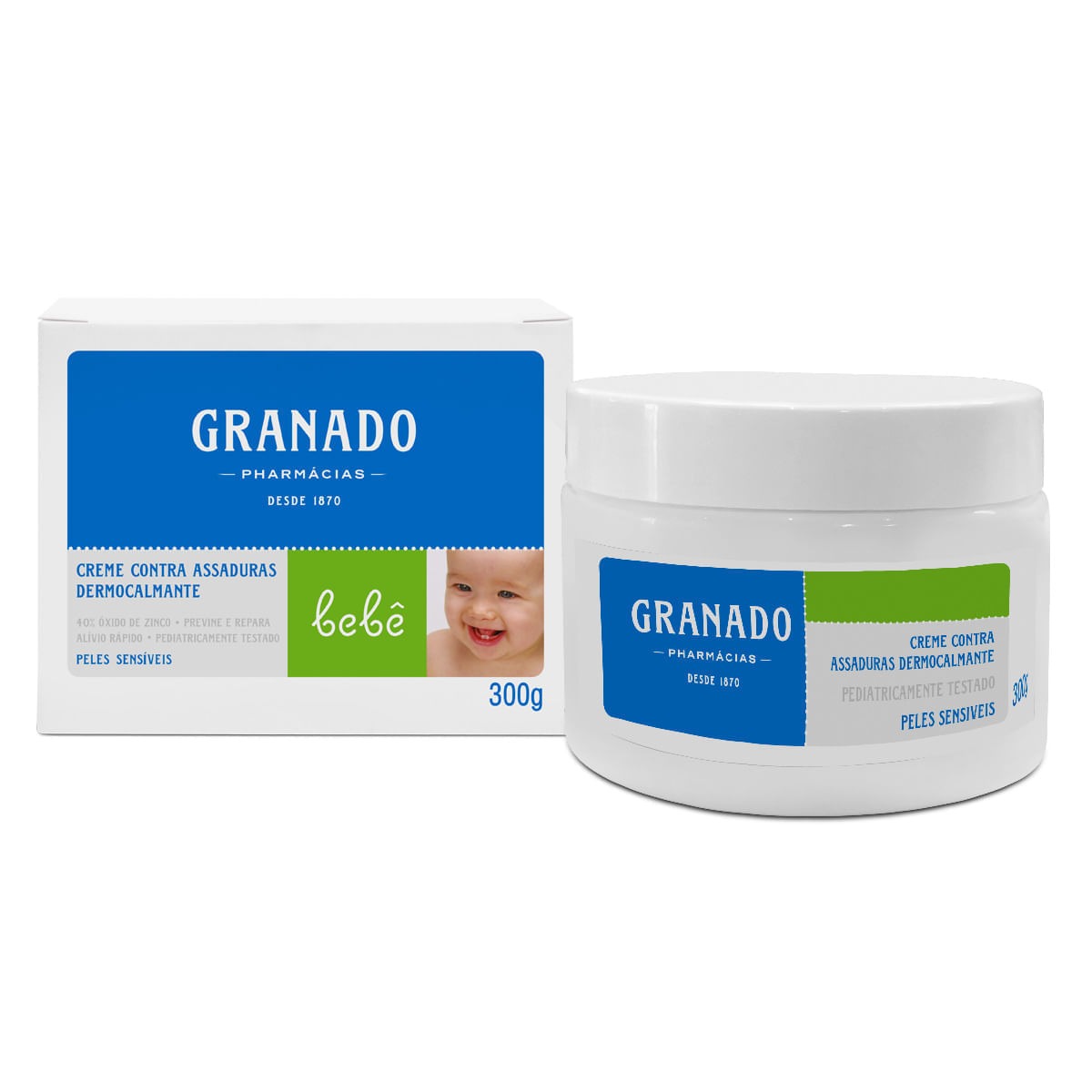 Pomada para Assadura Granado Bebê Pele Sensível Recém-Nascido 300g — Granado | Drogaria Taveira