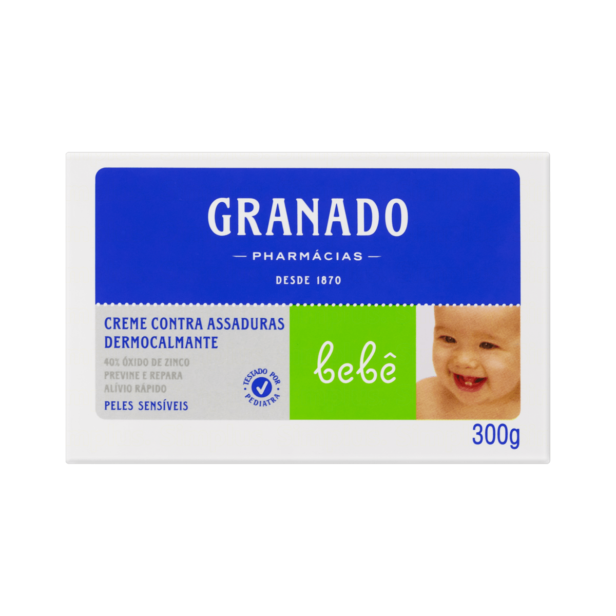 Pomada para Assadura Granado Bebê Pele Sensível Recém-Nascido 300g — imagem 3 | Drogaria Taveira