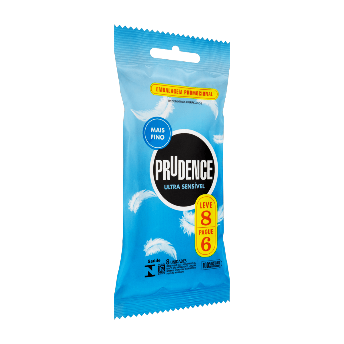 Preservativo Prudence Ultra Sensível Lubrificado 8 Unidades — imagem 2 | Drogaria Taveira