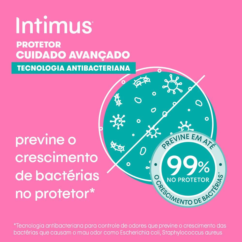 Protetor Diário Intimus Cuidado Avançando Tecnologia Antibacteriana 15 Unidades — imagem 2 | Drogaria Taveira