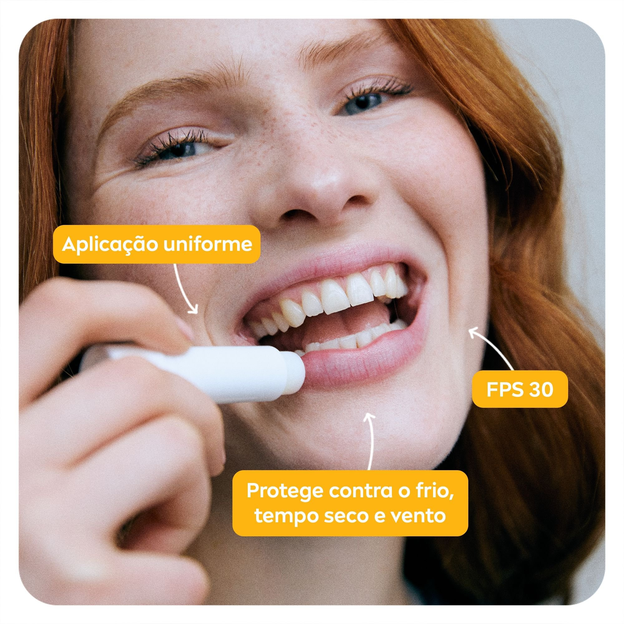 Protetor Labial Nivea Sun Protect Hidratante FPS30 4,8g — imagem 3 | Drogaria Taveira