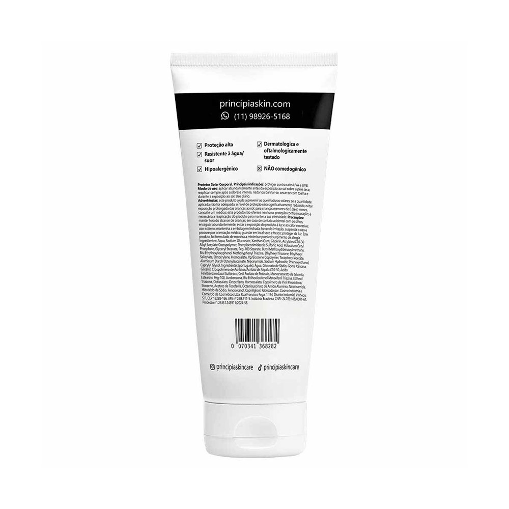 Protetor Solar Corporal Principia Ps-03 Fps35 200ml — imagem 2 | Drogaria Taveira