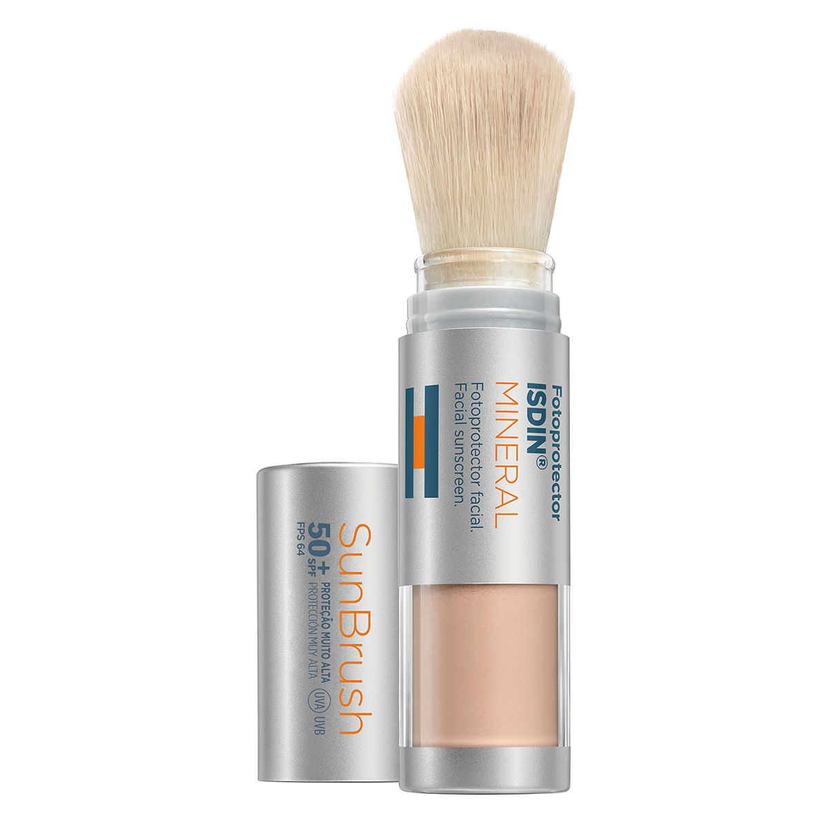 Protetor Solar Em Pó Isdin Sun Brush Mineral Fps 50+ - 4g — imagem 2 | Drogaria Taveira