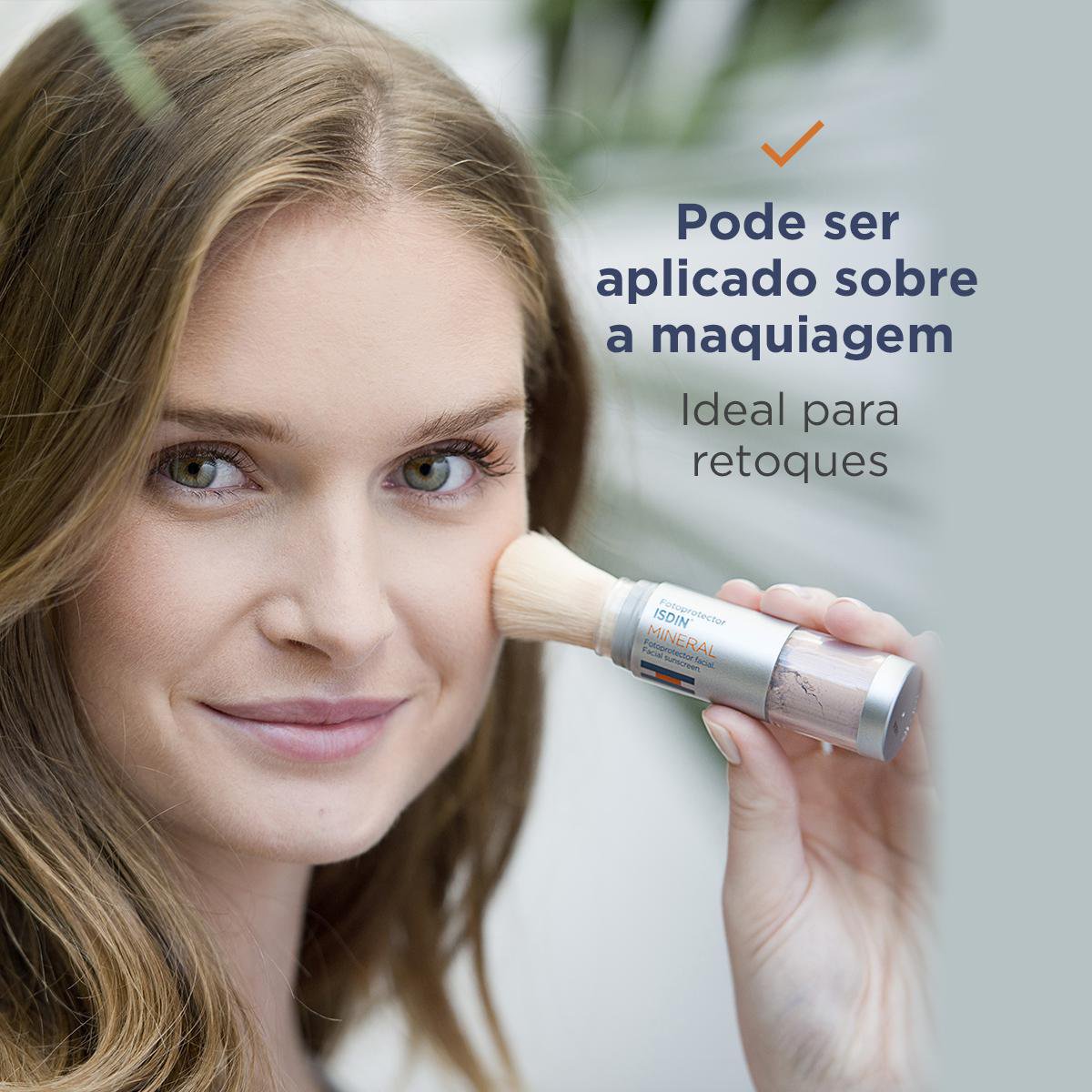 Protetor Solar Em Pó Isdin Sun Brush Mineral Fps 50+ - 4g — imagem 4 | Drogaria Taveira