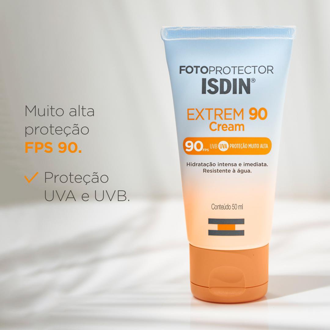 Protetor Solar Facial ISDIN Extrem 90 Cream FPS90 50ml — imagem 3 | Drogaria Taveira