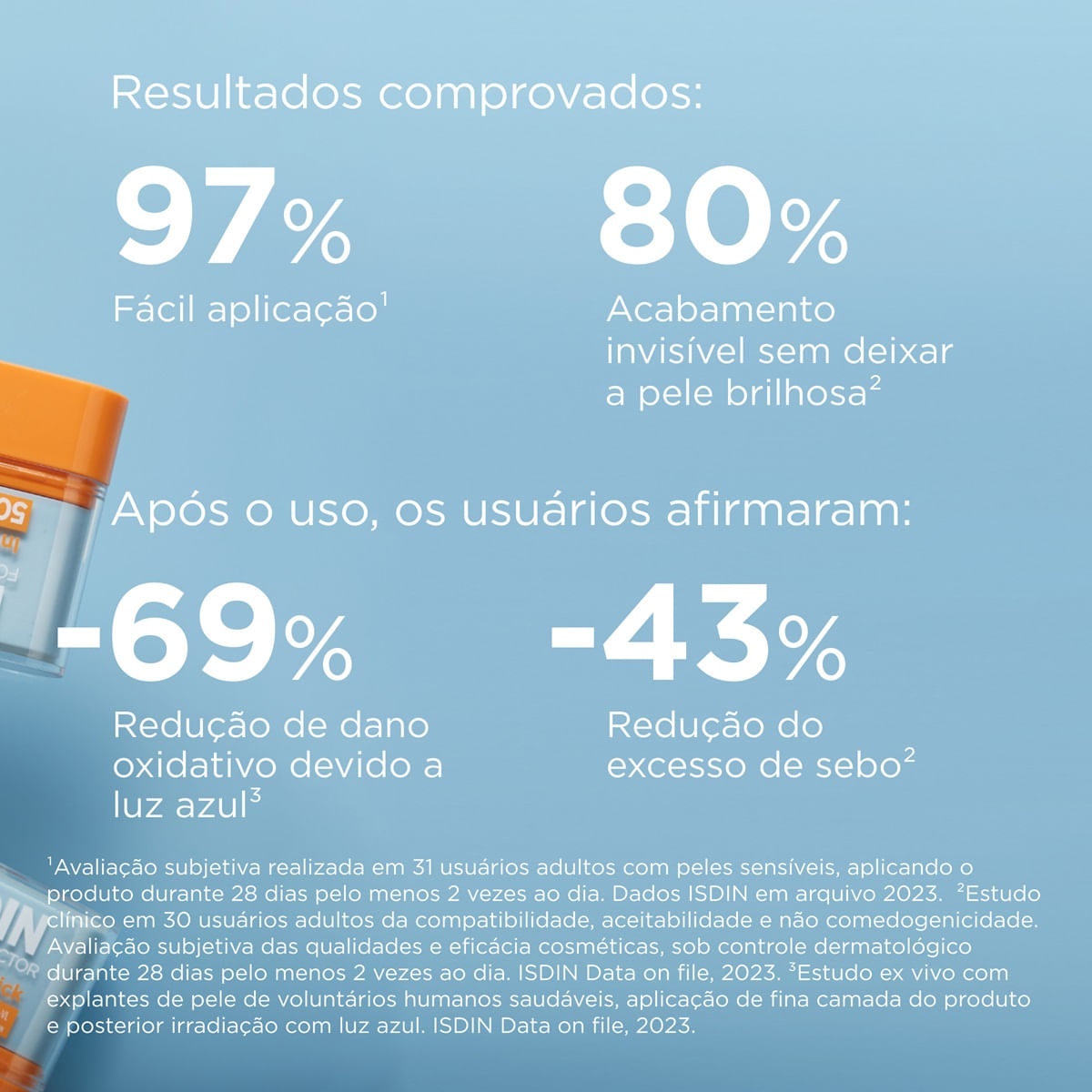 Protetor Solar Facial ISDIN Invisible Stick FPS50 Stick 10g — imagem 4 | Drogaria Taveira