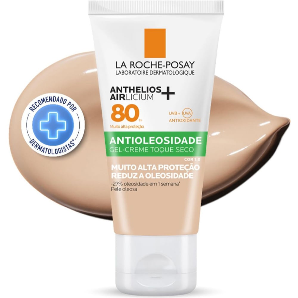 Protetor Solar Facial La Roche-Posay Anthelios Airlicium+ FPS80 Cor 1.0 40g — La Roche-Posay | Drogaria Taveira